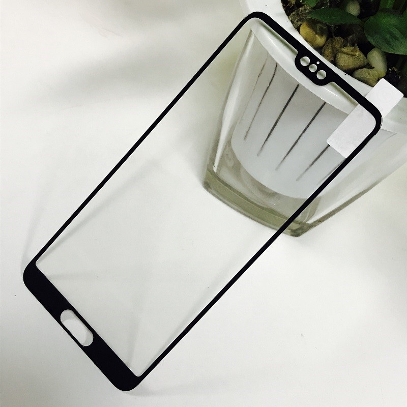 Huawei P20 Full Coverage Tempered Glass-Black Full Glue