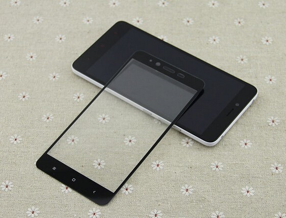 Xiaomi Redmi Note 2 Colored Tempered Glass-Black