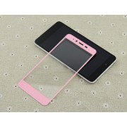 Xiaomi Redmi Note 2 Colored Tempered Glass-Pink