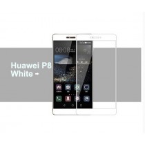Huawei Ascend P8 Colored Tempered Glass-White
