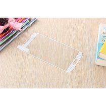 Samsung Galaxy S4 Colored Tempered Glass-White