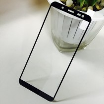 Samsung J600 Full Coverage Tempered Glass-Black Full Glue