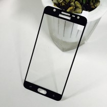 Samsung J7 Prime 2018 Full Coverage Tempered Glass-Black Full Glue